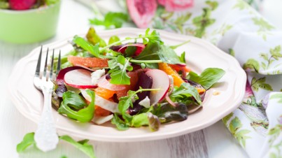 Salade de pamplemousse, radis et fenouil