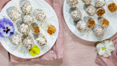 Wortel-dadel truffels (bliss balls)