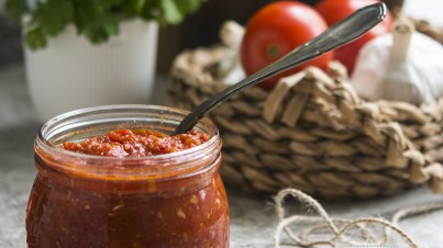 Salsa de Tomate con orégano y ajo