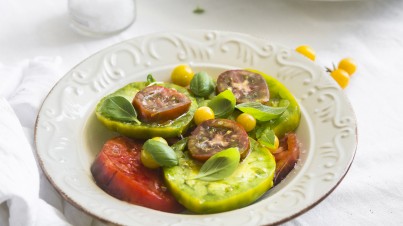 Ensalada de tomates simples