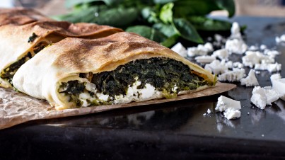 Spanakopita o empanada griega de espinaca