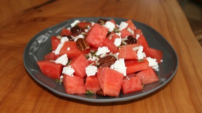 Watermelon and feta salad