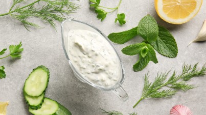 Irresistible Middle Eastern yoghurt sauce