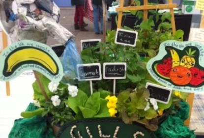 Yorkshire students discover the origins of food at Harrogate flower show