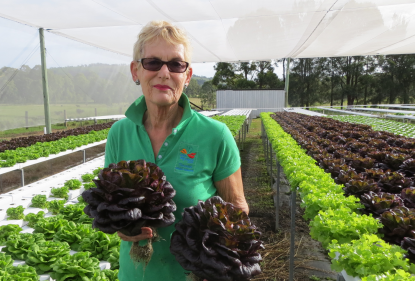 Salad lover triumphs at the Sydney Royal Easter Show