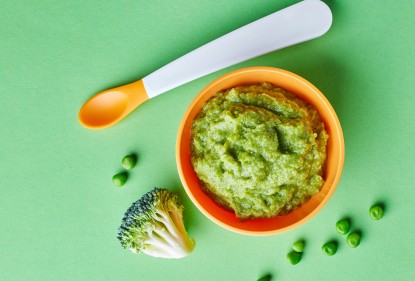 Baby's first solid food? Start with vegetables