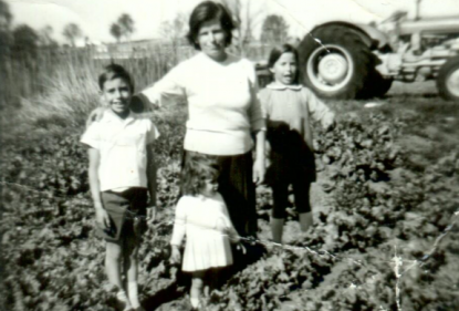 Frances Tolson grew up on her family's vegetable farm