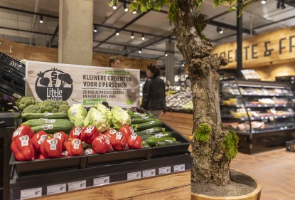 Kleinere groente tegen voedselverspilling 