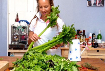 Buscando todo tipo de verduras frescas