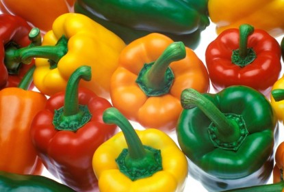 Colourful capsicums are sweet and delicious