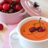 Cherry and vegetable gazpacho