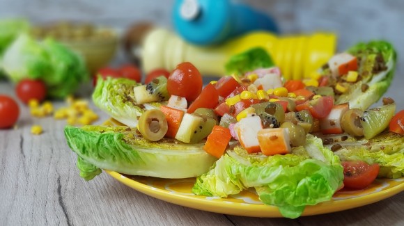 Cogollos de lechuga de primavera