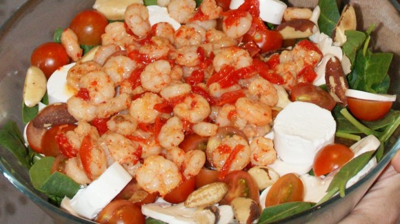 Pikanter Garnelensalat Pikanter Garnelensalat