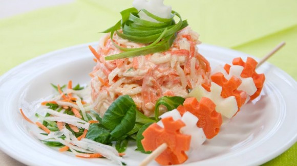 Kohlrabi-Möhren-Salat