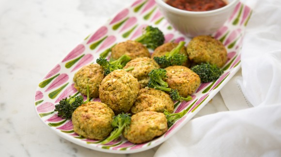 Albóndigas de brócoli,patata y mozzarella