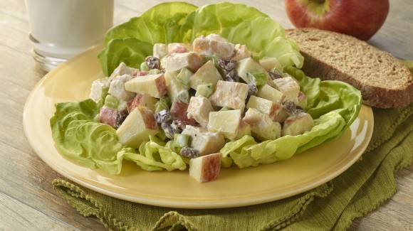 Ensalada de manzana y pollo