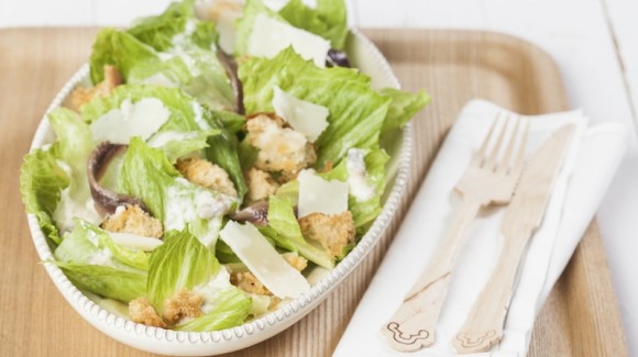 Super Crunchy Caesar Salad