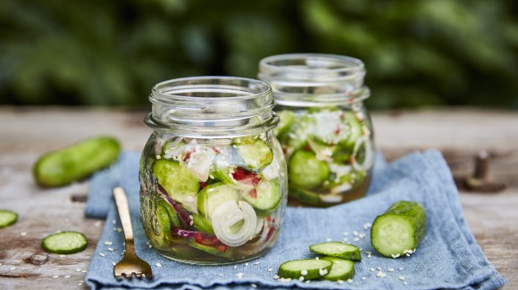 Sweet pickle relish with cucumber Sweet pickle relish with cucumber