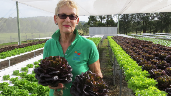 Salad lover triumphs at the Sydney Royal Easter Show