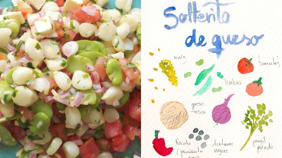 Solterito de queso (Ensalada peruana) | Love my Salad