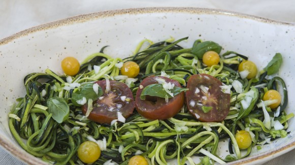Ensalada de espaguetis de calabacín Ensalada de espaguetis de calabacín