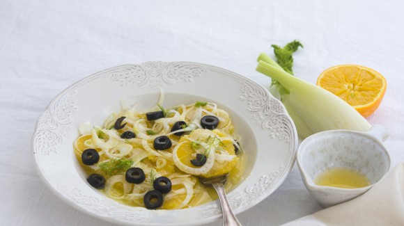 Ensalada de hinojo con naranja Ensalada de hinojo con naranja