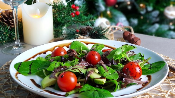 Ensalada árbol de Navidad