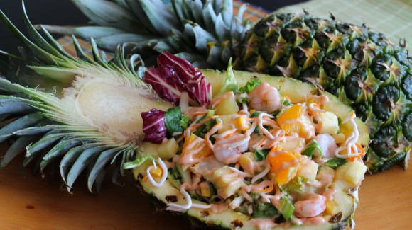 Ensalada de piña tropical