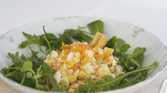Ensaladilla fit. Deliciosa y baja en calorías. Ensaladilla fit. Deliciosa y baja en calorías.