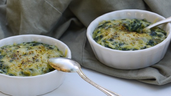 Torta salata con spinaci e formaggio