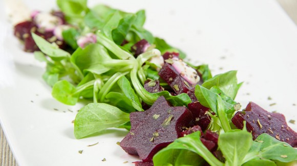 Feldsalat mit Roter Bete