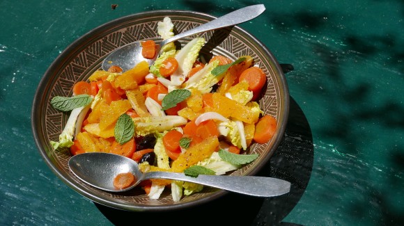 Salade de fenouil, carottes et oranges