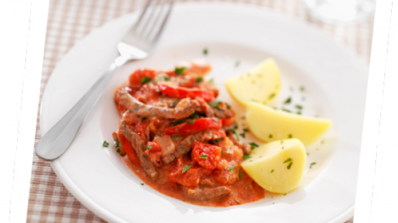 Goulash de tomates fraîches