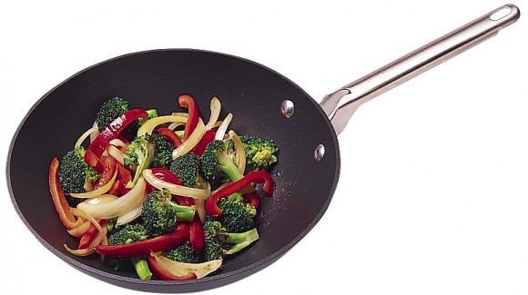 Healthy salading tips on frying vegetables