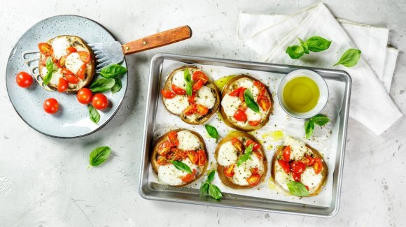 Verduras asadas bien hechas