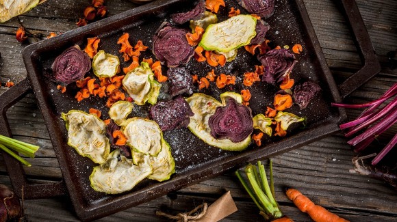 Selbstgemachte Gemüsechips Selbstgemachte Gemüsechips