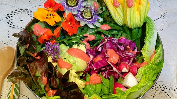 Ensalada de flores