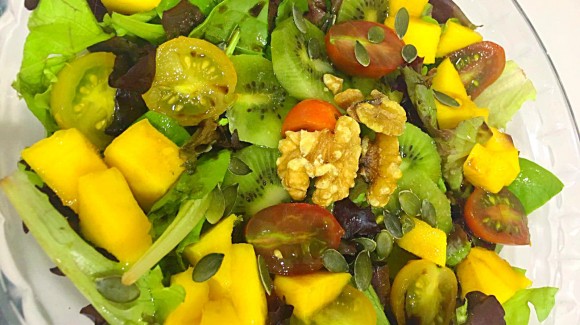 Ensalada de mango y kiwi