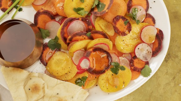 Salade indienne de carottes, radis, cumin & cannelle 