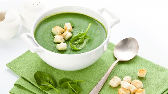 Easy spinach soup