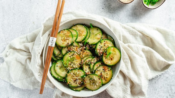 Korean cucumber salad (oi muchim)