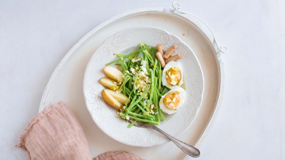 Ensalada de judías y patatas Ensalada de judías y patatas