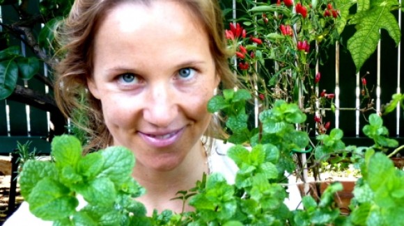 Flavour on tap with home grown mint 