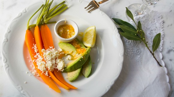 Ensalada de zanahoria Y aguacate