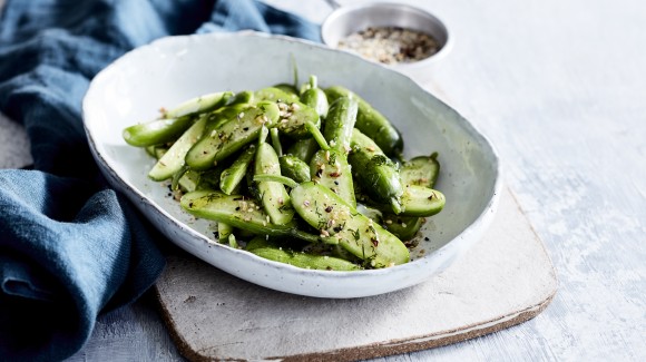 Middle Eastern 'Tiny Q' cucumber salad Middle Eastern 'Tiny Q' cucumber salad