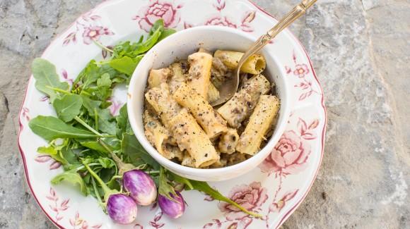 Pasta cremosa de berenjena ahumada