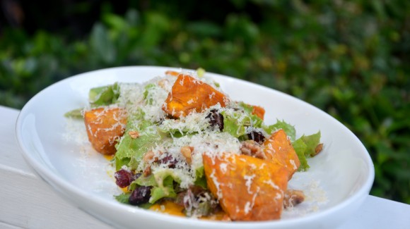 Pumpkin and cranberry salad