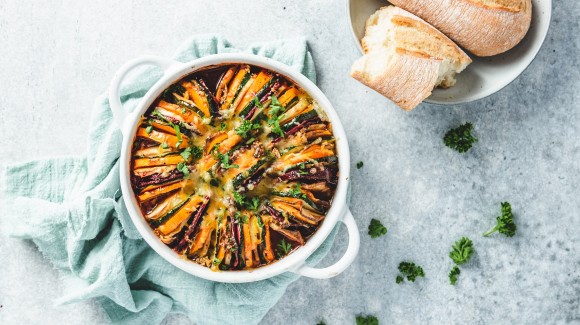 Ratatouille in the air fryer