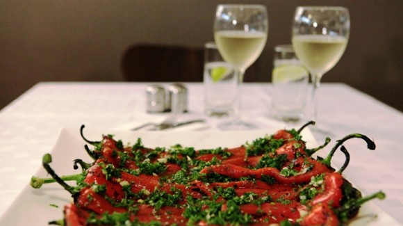 Roasted red pepper salad from eastern Europe
