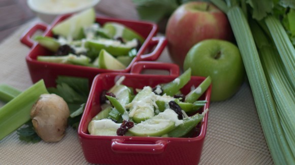 Apple, celery and ginger salad